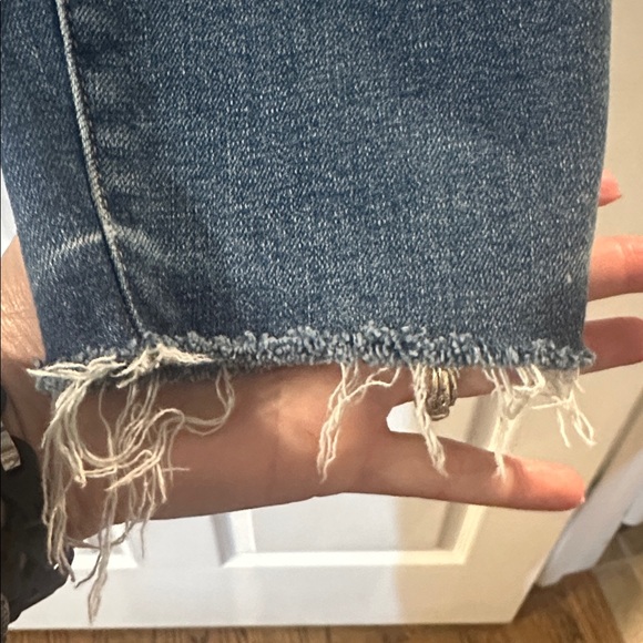 J. Crew Women's Cropped Jeans in Deep Blue, 10” toothpick - Picture 3 of 9